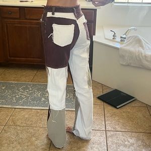 Tillys multi colored jeans